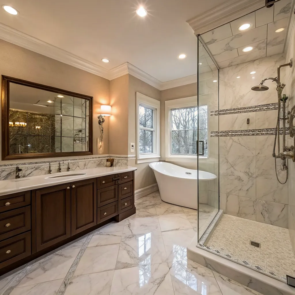 Luxury bathroom remodel
